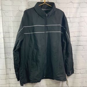 Tel Gear Black & Gray Stripe Jacket XXL